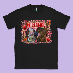 Valentine Heifers Classic Tee Designed By Ranaportraitstore