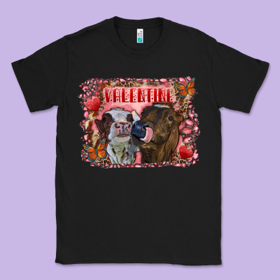 Valentine Heifers Classic Tee Designed By Ranaportraitstore