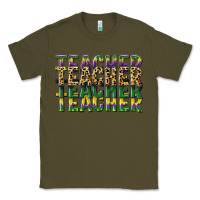 Army Green teacher mardi gras Classic Tee - CowGirlArtShop