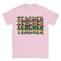 Bubblegum Pink teacher mardi gras Classic Tee - CowGirlArtShop