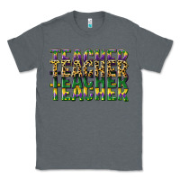 Charcoal Heather teacher mardi gras Classic Tee - CowGirlArtShop