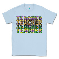 Dusty Blue teacher mardi gras Classic Tee - CowGirlArtShop