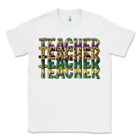 White teacher mardi gras Classic Tee - CowGirlArtShop
