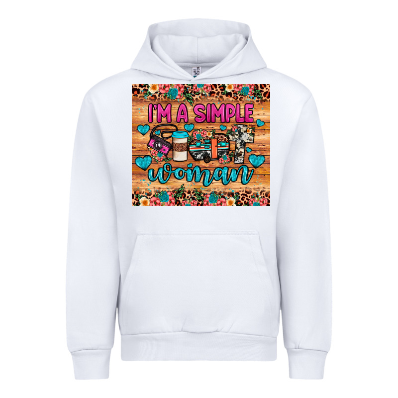 I'm A Simple Woman Urban Hoodie by JahusDesignShop | Teevron