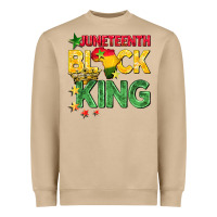 Mushroom juneteenth black king Heavyweight Sweatshirt - BarkalooDesign
