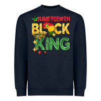 Navy juneteenth black king Heavyweight Sweatshirt - BarkalooDesign