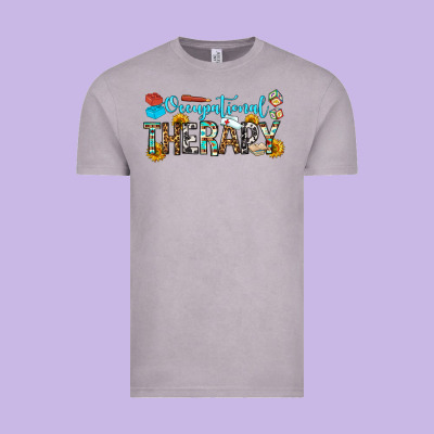Occupational Therapy Vintage Tee Designed By Oliviacreatesart