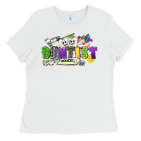White dentist mardi gras Ladies Tee - CowGirlArtShop