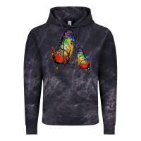 Cloud Black rainbow butterfly pride Vintage Hoodie - FaDigitalArtStudio