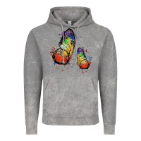 Cloud Rock rainbow butterfly pride Vintage Hoodie - FaDigitalArtStudio