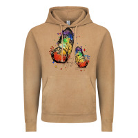 Vintage Camel rainbow butterfly pride Vintage Hoodie - FaDigitalArtStudio