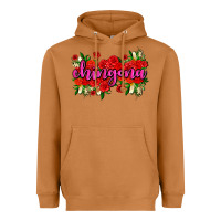 Meerkat Chingona with roses Heavyweight Hoodie - AdoDesignShop