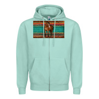 Seafoam western horse serape tooled leather leopard  sippy cup Zipper Hoodie - BarkalooDesign