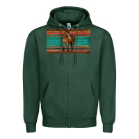 Sports Green western horse serape tooled leather leopard  sippy cup Zipper Hoodie - BarkalooDesign