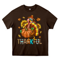 Thankful Turkey Heavy Core Tee | Teevron