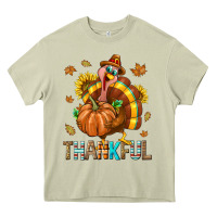 Mossy Thankful Turkey Heavy Core Tee - texasbilliewilder