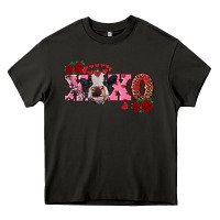 Asphalt xoxo calf Heavy Core Tee - RanaPortraitStore