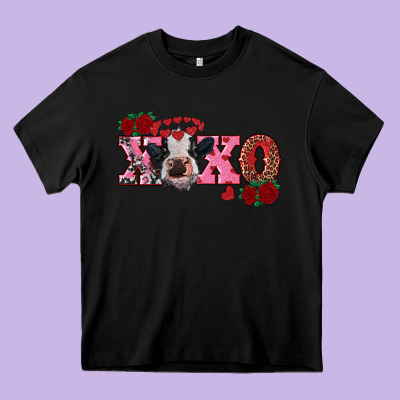Xoxo Calf Heavy Core Tee Designed By Ranaportraitstore