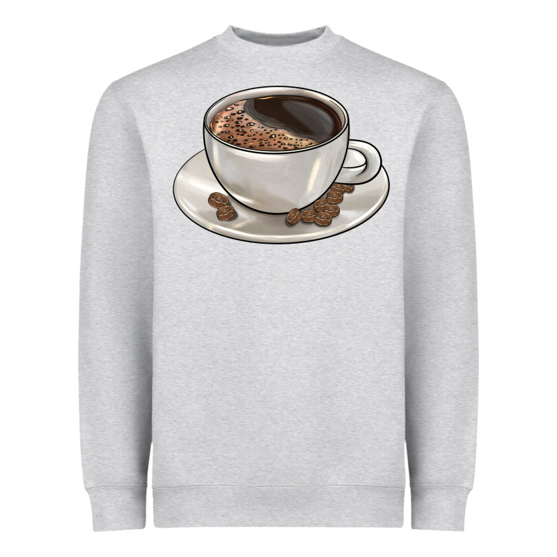 Coffee  Americano Heavyweight Sweatshirt by BarkalooDesign | Teevron