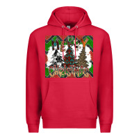 Cardinal merry Christmas Premium Hoodie - CowhideDigitalArt