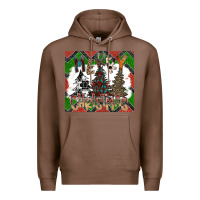 Chestnut merry Christmas Premium Hoodie - CowhideDigitalArt