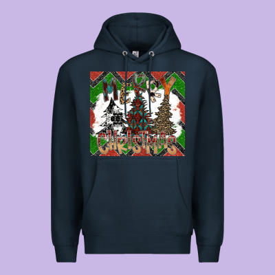 Merry Christmas Premium Hoodie Designed By Cowhidedigitalart
