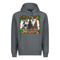 Rock merry Christmas Premium Hoodie - CowhideDigitalArt