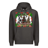 Smoke merry Christmas Premium Hoodie - CowhideDigitalArt