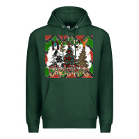 Sports Green merry Christmas Premium Hoodie - CowhideDigitalArt