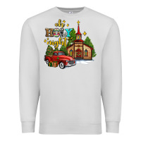 Dove Grey the church  holy night western truck Premium Sweatshirt - AdoDesignShop