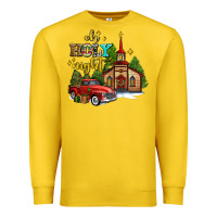 Lemon the church  holy night western truck Premium Sweatshirt - AdoDesignShop