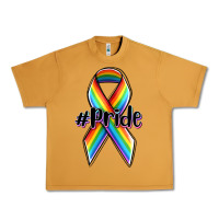 Peanut Butter pride lgbtq awareness ribbon Urban Heavy Tee - OliviaCreatesArt