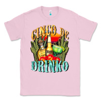 Bubblegum Pink cinco de drinko cinco de mayo Classic Tee - CowGirlArtShop