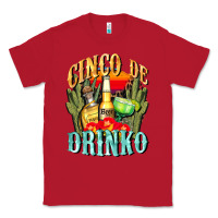 Red cinco de drinko cinco de mayo Classic Tee - CowGirlArtShop