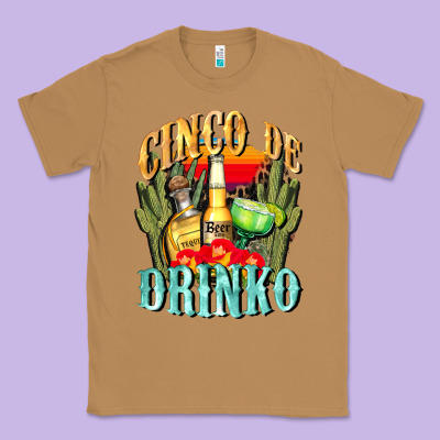 Cinco De Drinko Cinco De Mayo Classic Tee Designed By Cowgirlartshop