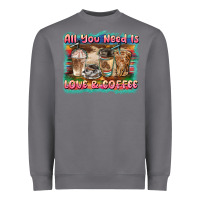 Storm all you need is love & coffee Heavyweight Sweatshirt - BarkalooDesign