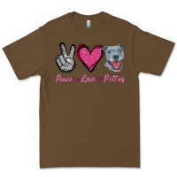 Cacao Peace Love Pitties Premium Tee - Jasminsmagicworld