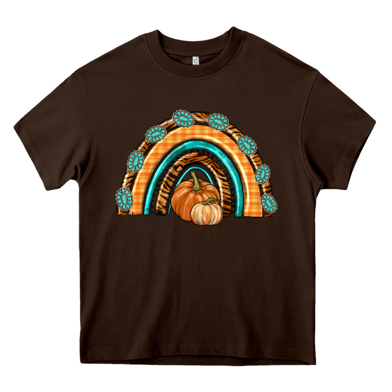 Rainbow Thankful With Gemstone Heavy Core Tee by texasbilliewilder | Teevron