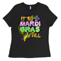 Its Mardi Gras Yall Ladies Tee | Teevron