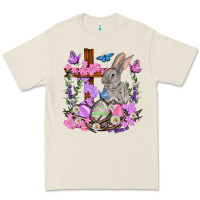 Bone Easter eggs and Bunny with Cross Easter Day Premium Tee - HowdyJamesFarm