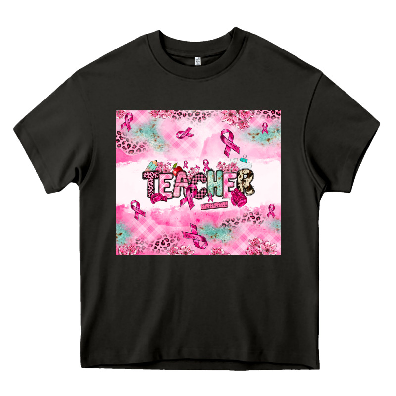 Breast Cancer Teacher Heavy Core Tee by NancyCooperArtShop | Teevron