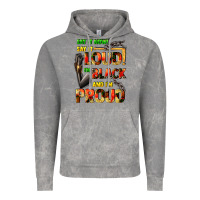 Cloud Rock Say it now! say it loud! i'm black and i'm proud Vintage Hoodie - FaDigitalArtStudio