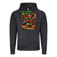Vintage Black Say it now! say it loud! i'm black and i'm proud Vintage Hoodie - FaDigitalArtStudio