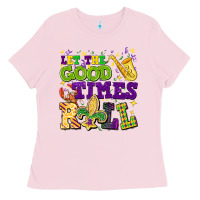 Bubblegum Pink let the good times roll Ladies Tee - CowGirlArtShop