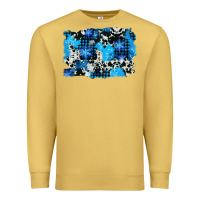 Antique Gold westerb cowhide winter background Premium Sweatshirt - AdoDesignShop