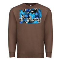 Chestnut westerb cowhide winter background Premium Sweatshirt - AdoDesignShop