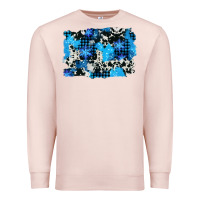Pale Pink westerb cowhide winter background Premium Sweatshirt - AdoDesignShop