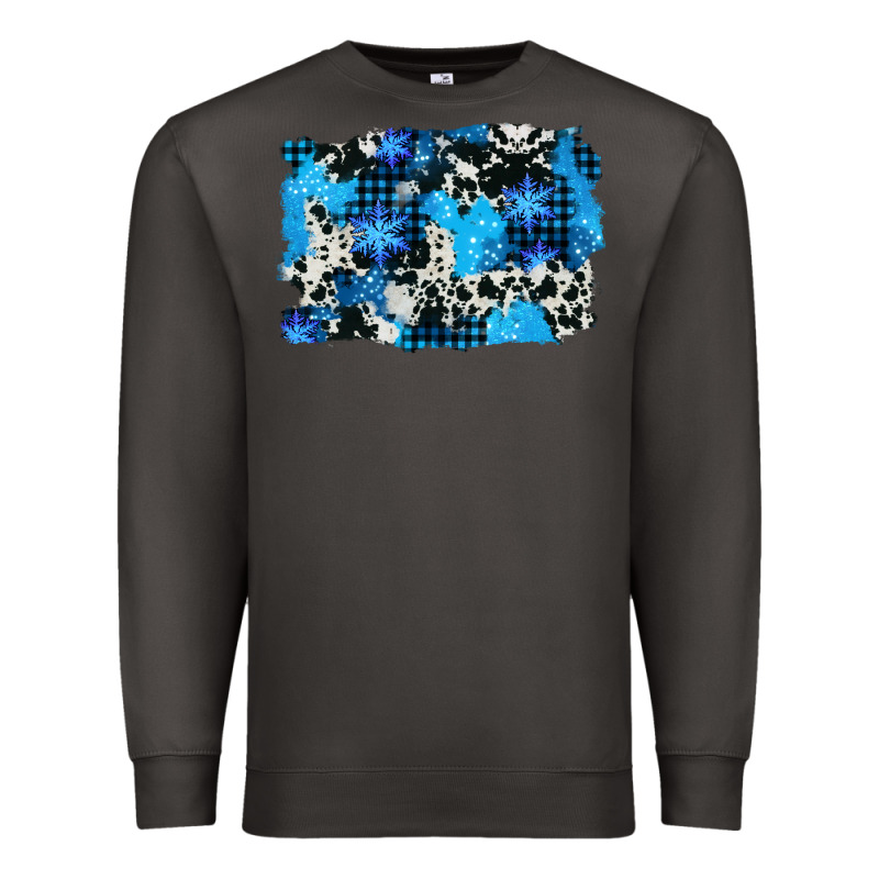 Westerb Cowhide Winter Background Premium Sweatshirt by AdoDesignShop | Teevron