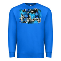 True Royal westerb cowhide winter background Premium Sweatshirt - AdoDesignShop