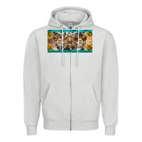 Dove Grey western gnome license plate Zipper Hoodie - BarkalooDesign